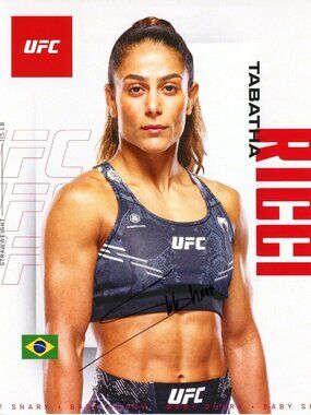 Tabatha Ricci Signed UFC 8.5x11 Photo MMA Proof COA Autograph